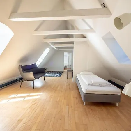 Apartment White Douplex Charm: Big Flat In The City Centre Copenhagen