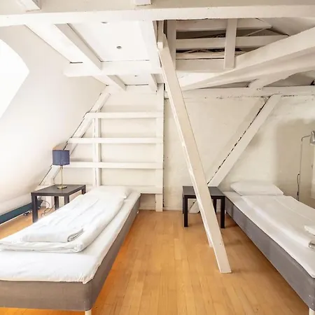 White Douplex Charm: Big Flat In The City Centre Apartment Copenhagen